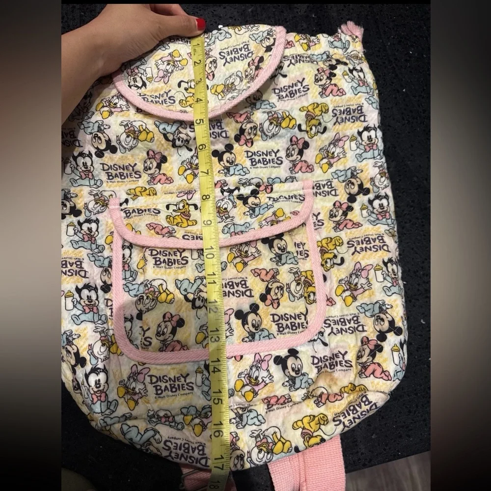 Vintage‎ 90s Disney Babies Backpack Mickey Minnie Rare Walt Disney Company